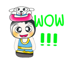 Mr. Takumi and Dog...^^ sticker #14370055