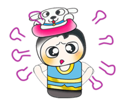 Mr. Takumi and Dog...^^ sticker #14370060