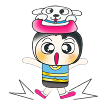 Mr. Takumi and Dog...^^ sticker #14370067