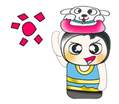 Mr. Takumi and Dog...^^ sticker #14370070