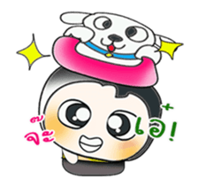 Mr. Takumi and Dog...^^ sticker #14370072