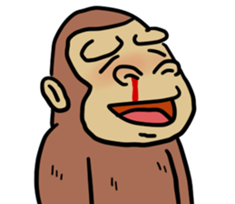 Now gorira8 sticker #14370400