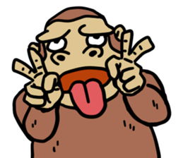 Now gorira8 sticker #14370413