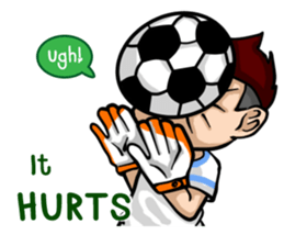 I'm Football Fan Cheer sticker #14370618