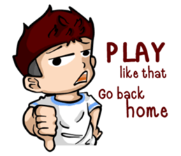 I'm Football Fan Cheer sticker #14370622