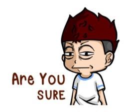 I'm Football Fan Cheer sticker #14370626