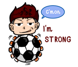 I'm Football Fan Cheer sticker #14370632