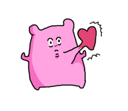 PINKUMA (Pink Bear) sticker #14371151