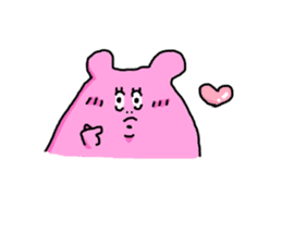 PINKUMA (Pink Bear) sticker #14371163