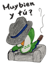 quaker parrot sticker #14371202