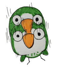 quaker parrot sticker #14371214