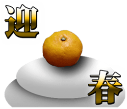 Orange seniors 24 pieces sticker #14371452