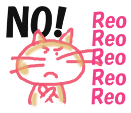 Sticker of cat "Reo" sticker #14371479