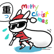 A rabbit pretending to being nasty again sticker #14372270