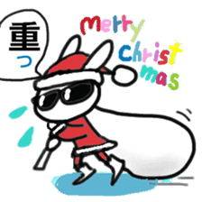 A rabbit pretending to being nasty again sticker #14372270