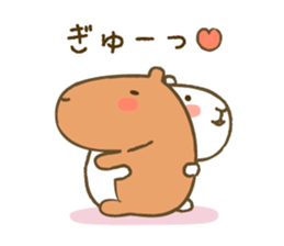 Love of Capybara sticker #14372329