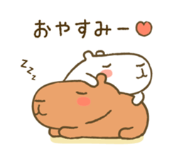 Love of Capybara sticker #14372336