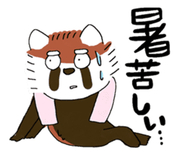 maji lesser panda sticker #14372361