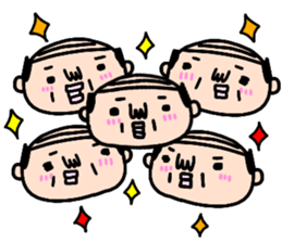 Old man's daily conversation sticker #14372518