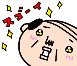 Old man's daily conversation sticker #14372527