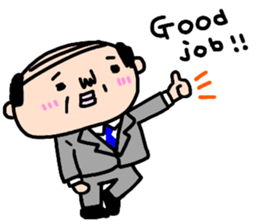 Old man's daily conversation sticker #14372529