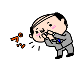 Old man's daily conversation sticker #14372530