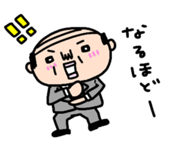 Old man's daily conversation sticker #14372531