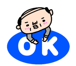 Old man's daily conversation sticker #14372540