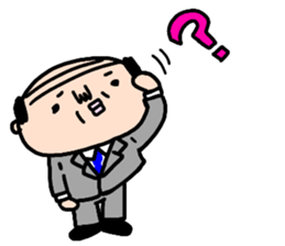 Old man's daily conversation sticker #14372551