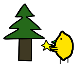 white ball rabbit family-merry christmas sticker #14373216