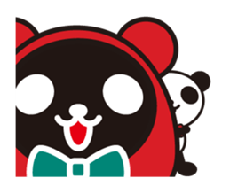 New Year of the moving white&black panda sticker #14373280