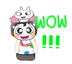 Hello my name Sohan. I love rabbit..!! sticker #14373391