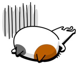 Stray cat Happy sticker #14373507