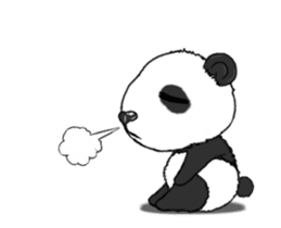 Cute Panda panda sticker #14373668