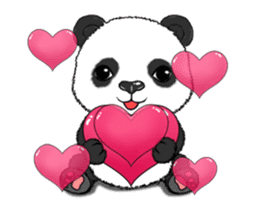 Cute Panda panda sticker #14373669