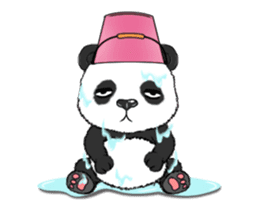 Cute Panda panda sticker #14373674