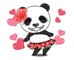 Cute Panda panda sticker #14373676