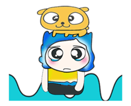 Mr. Yochi and Dog..^_^ sticker #14373784