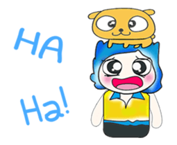 Mr. Yochi and Dog..^_^ sticker #14373789