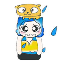 Mr. Yochi and Dog..^_^ sticker #14373793