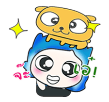 Mr. Yochi and Dog..^_^ sticker #14373800