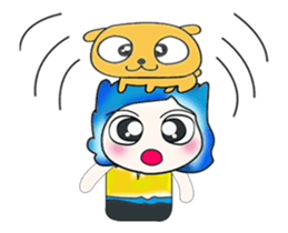 Mr. Yochi and Dog..^_^ sticker #14373802