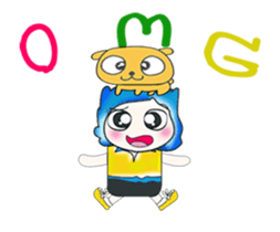 Mr. Yochi and Dog..^_^ sticker #14373805