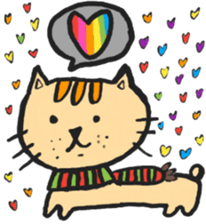 PAN KITTEN-WISH YOU A MERRY CHRISTMAS sticker #14373824