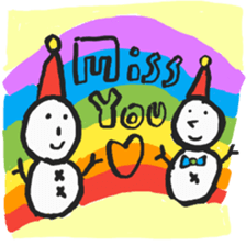 PAN KITTEN-WISH YOU A MERRY CHRISTMAS sticker #14373827