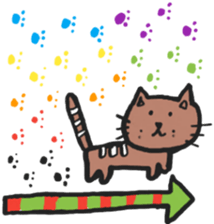 PAN KITTEN-WISH YOU A MERRY CHRISTMAS sticker #14373829
