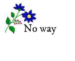 It's moves.A classy woman.English ver sticker #14373991