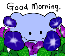 Elephant and Banana visited Japan. sticker #14374020