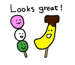 Elephant and Banana visited Japan. sticker #14374029