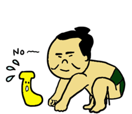 Elephant and Banana visited Japan. sticker #14374032